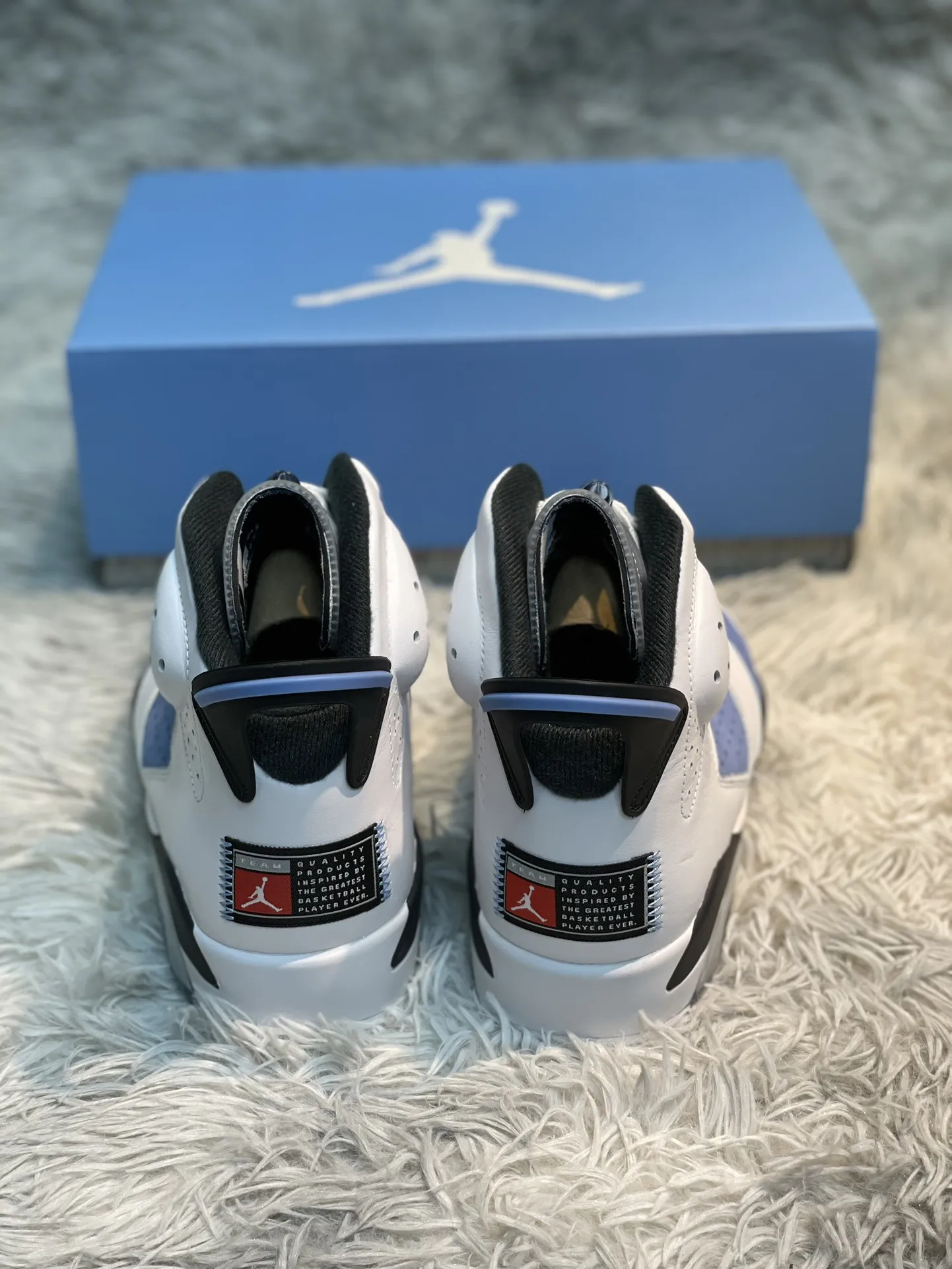 Air Jordan 6 AJ6 Basketball Shoes – UNC Blue Chinese Knot Lipstick, High Quality Replica, CT8529-410, Multiple Sizes Available Durable 1110