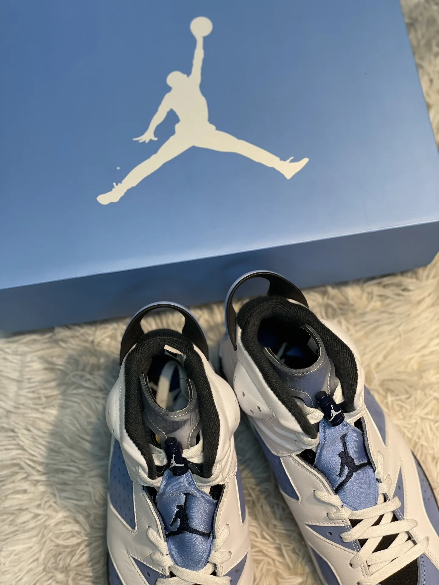 Air Jordan 6 AJ6 Basketball Shoes – UNC Blue Chinese Knot Lipstick, High Quality Replica, CT8529-410, Multiple Sizes Available Durable 1110