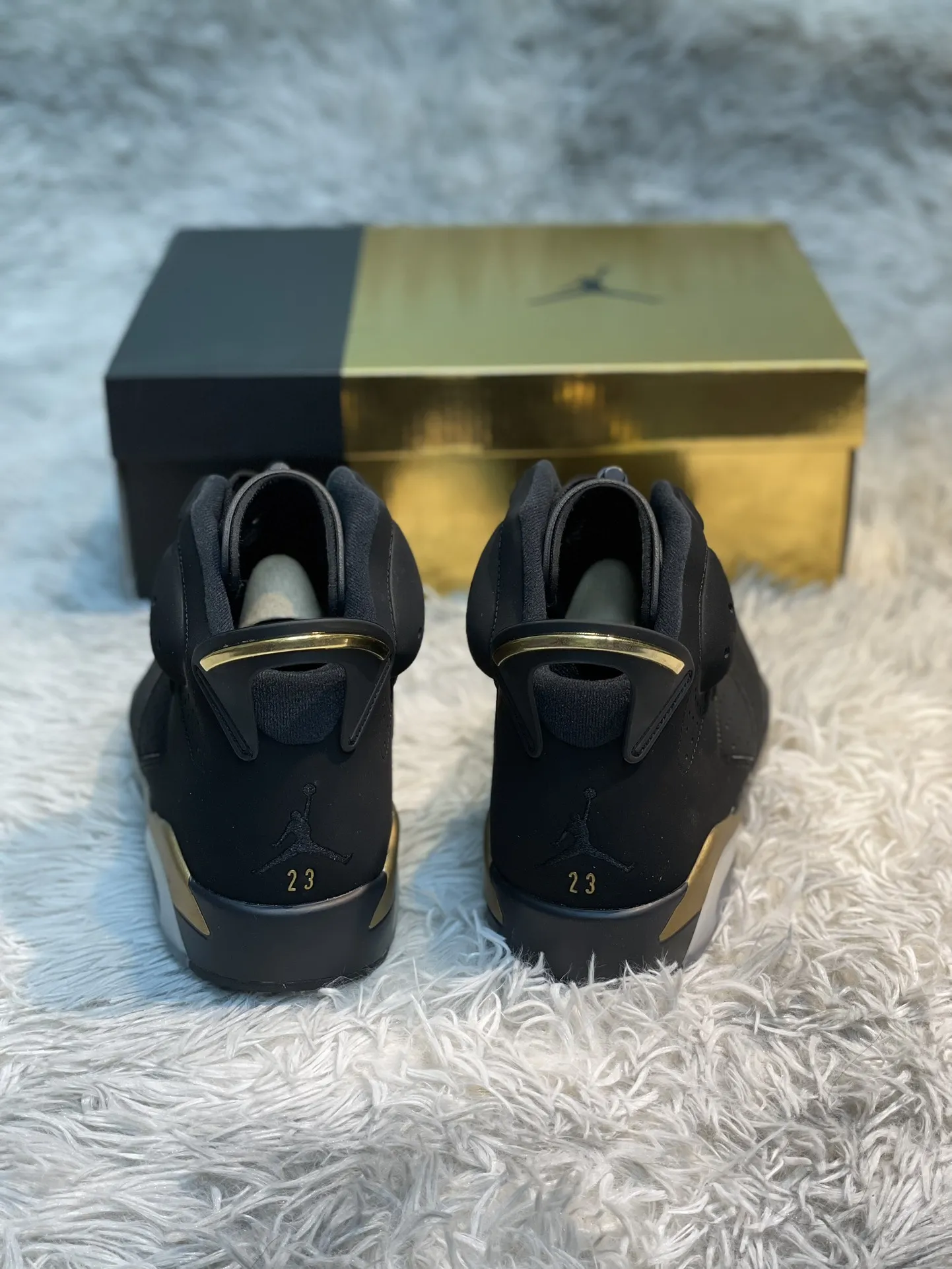 Air Jordan 6 AJ6 Black Gold Suede Basketball Shoes – High Quality Replica Nike – CT4954- Original 1116