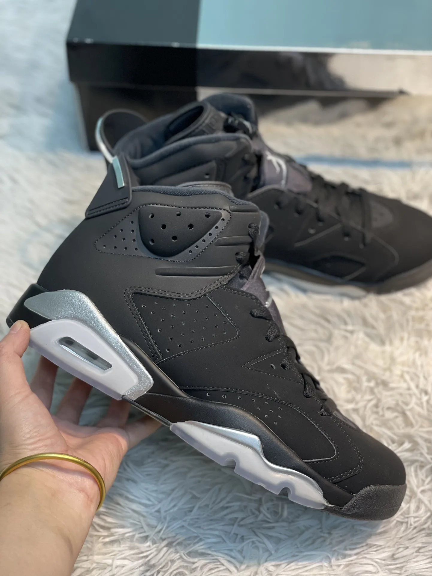 Air Jordan 6 Retro ‘Black Silver’ Samurai High-Top Vintage Basketball Shoes for Men – High Quality Replica Shoes DX2836- FlexibleFit 1118