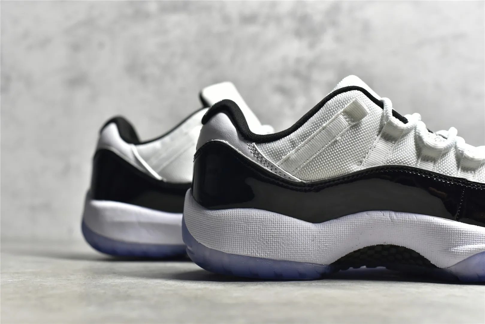 Casual Air Jordan AJ11 Concord – Black White Blue – High Quality Replica Basketball Shoes 1098