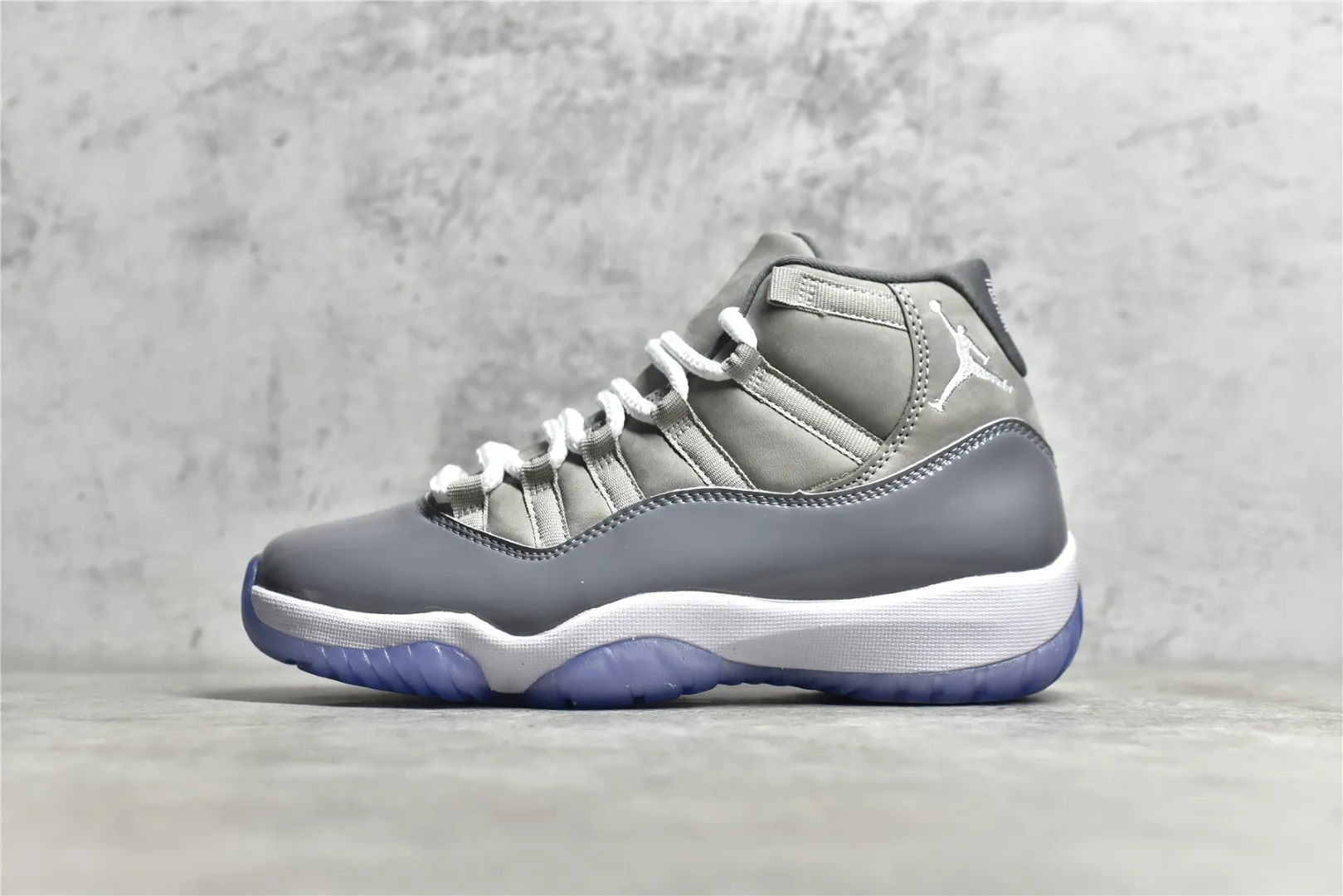 Upgraded Air Jordan AJ11 Concord High – Grey White – Authentic Carbon Fiber Edition – High Quality Rep Shoes Edition 1102