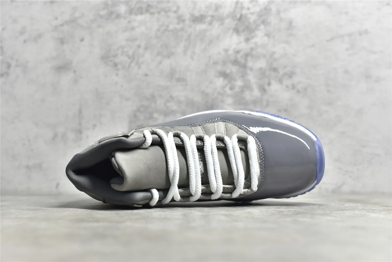 Upgraded Air Jordan AJ11 Concord High – Grey White – Authentic Carbon Fiber Edition – High Quality Rep Shoes Edition 1102