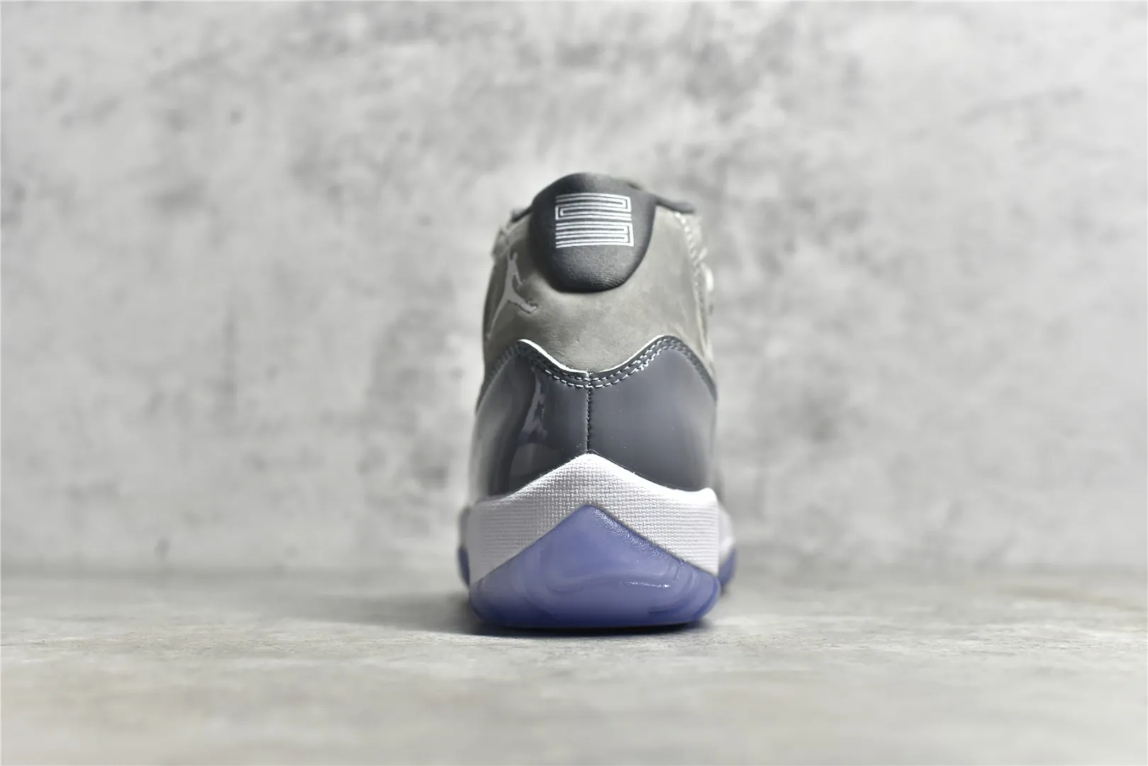Upgraded Air Jordan AJ11 Concord High – Grey White – Authentic Carbon Fiber Edition – High Quality Rep Shoes Edition 1102