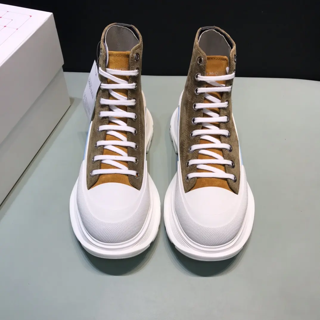 Soft Alexander McQueen Tread Slick High in Blue – Rep Shoes & Replica Alexander McQueen Shoes 5