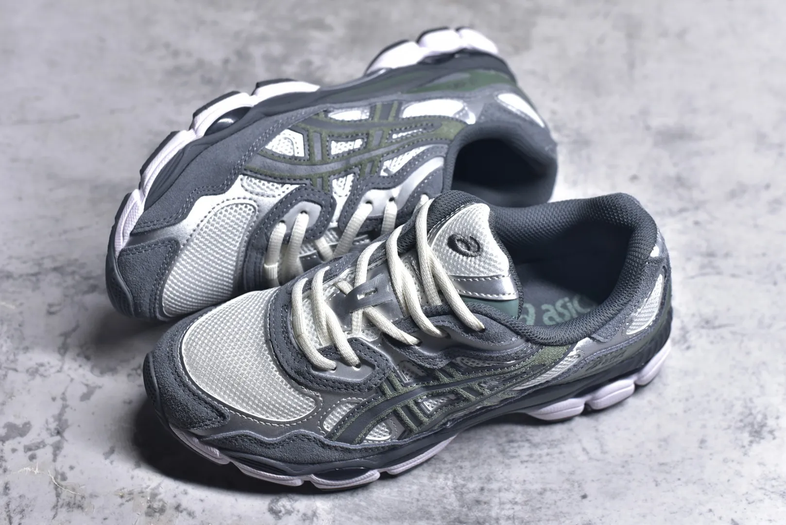 OnTrend Asics GEL-NYC Grey Low Top Replica Sneakers with 1:1 Quality Rep Shoes 656