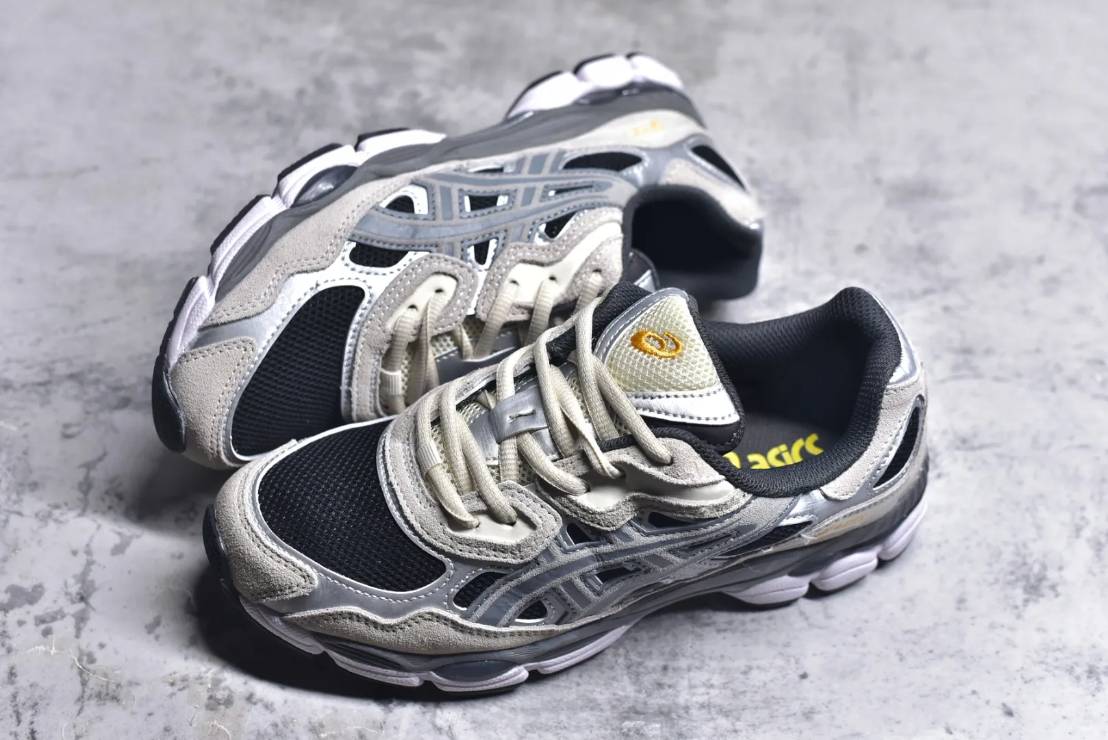 Contemporary Asics GEL-NYC Grey Low Top Replica Sneakers with High Quality 653
