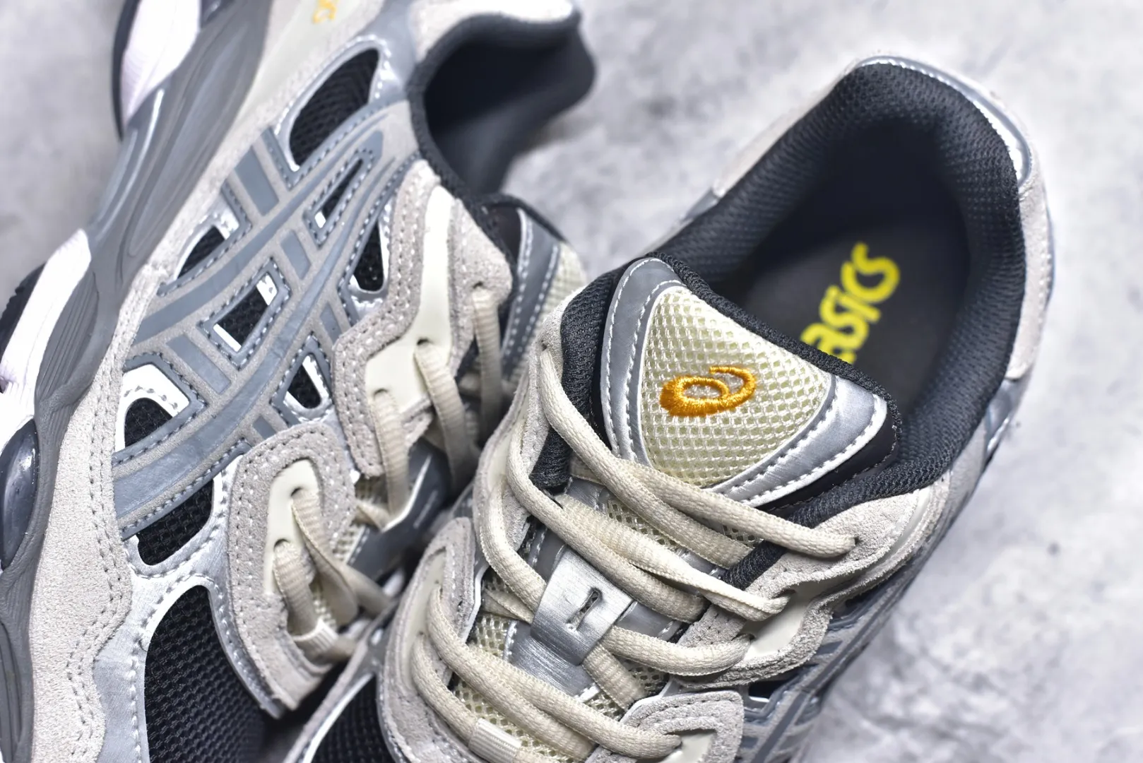 Contemporary Asics GEL-NYC Grey Low Top Replica Sneakers with High Quality 653