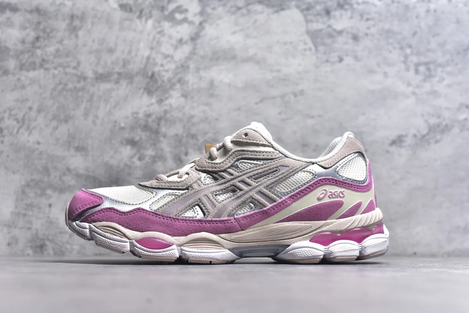 Asics GEL-NYC Low Sneakers White Purple – High Quality Replica Asics Shoes & 1:1 Asics Sneakers SmartChoice 666