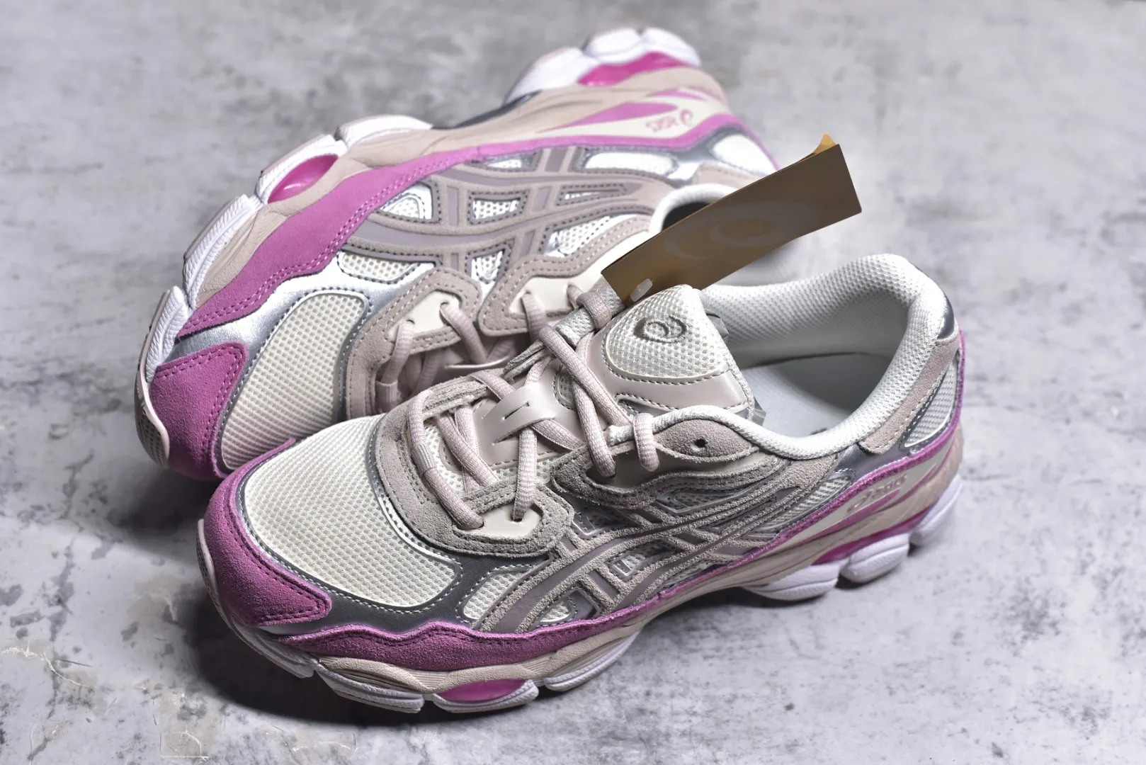 Asics GEL-NYC Low Sneakers White Purple – High Quality Replica Asics Shoes & 1:1 Asics Sneakers SmartChoice 666
