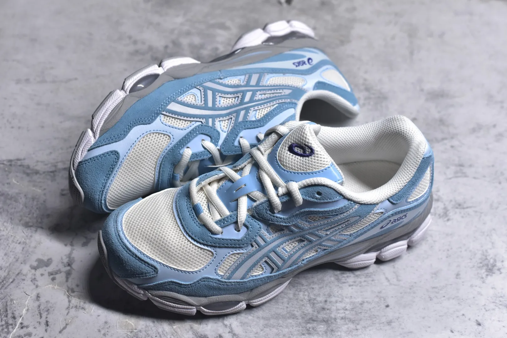 Asics GEL-NYC Low Top Blue Replica Sneakers with High Quality Rep Footwear GoodFit 670