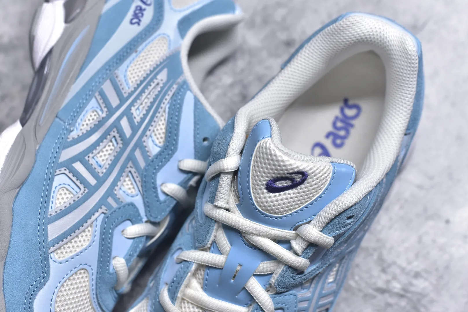 Asics GEL-NYC Low Top Blue Replica Sneakers with High Quality Rep Footwear GoodFit 670