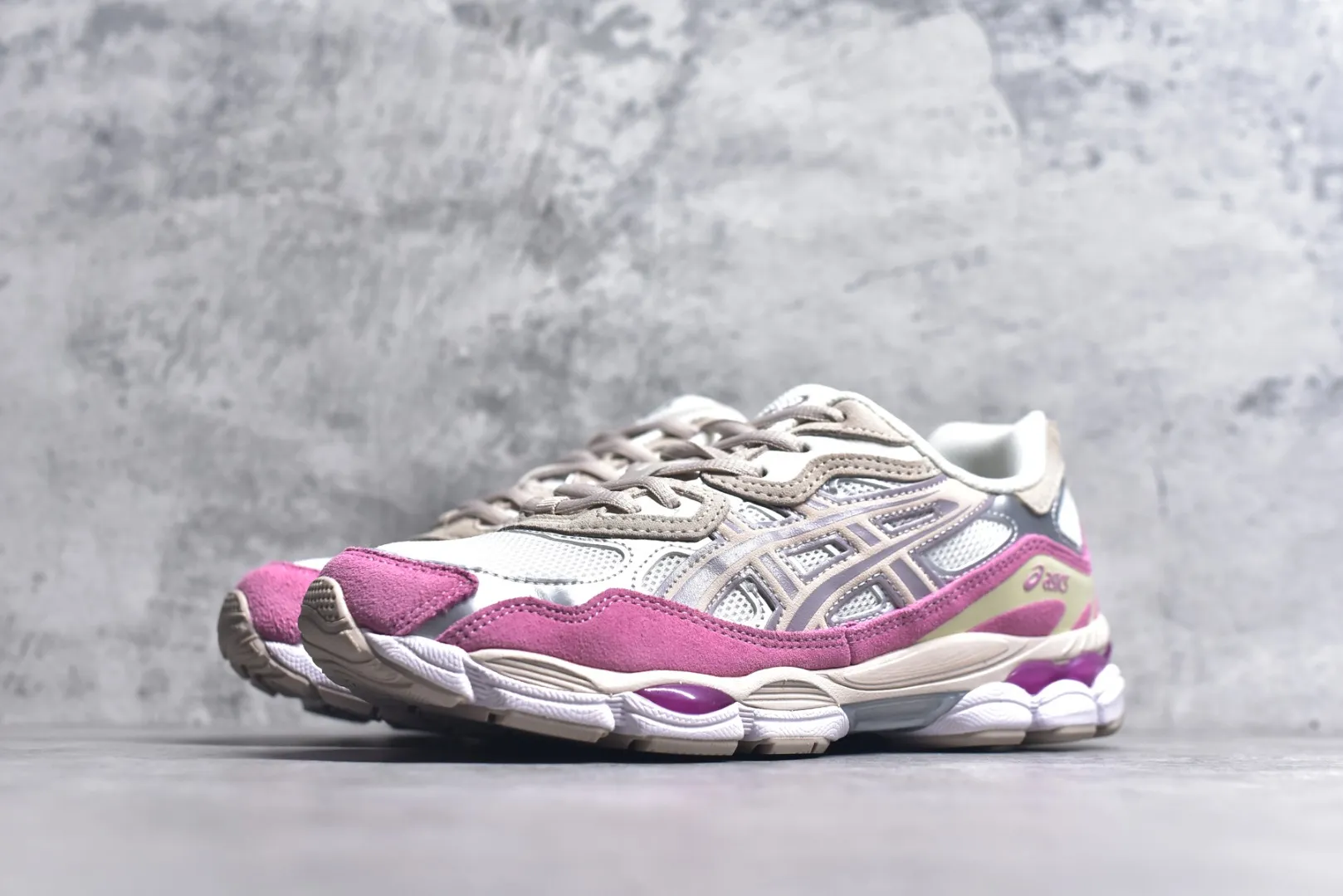 Functional Asics GEL-NYC White Purple Replica Sneakers – High Quality Asics Running Shoes 660