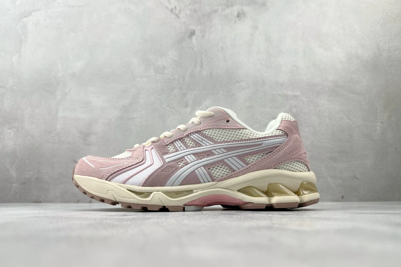 Trendy Asics Gel-Kayano 14 Pink White Replica Sneakers – High Quality Asics Running Replicas 605