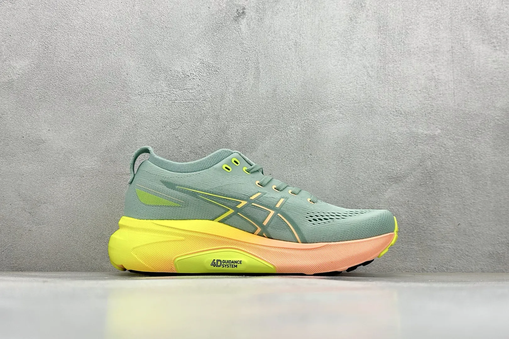 SunProtective Asics Gel-Kayano 31 Green Yellow High Quality Replica Shoes for Running 596