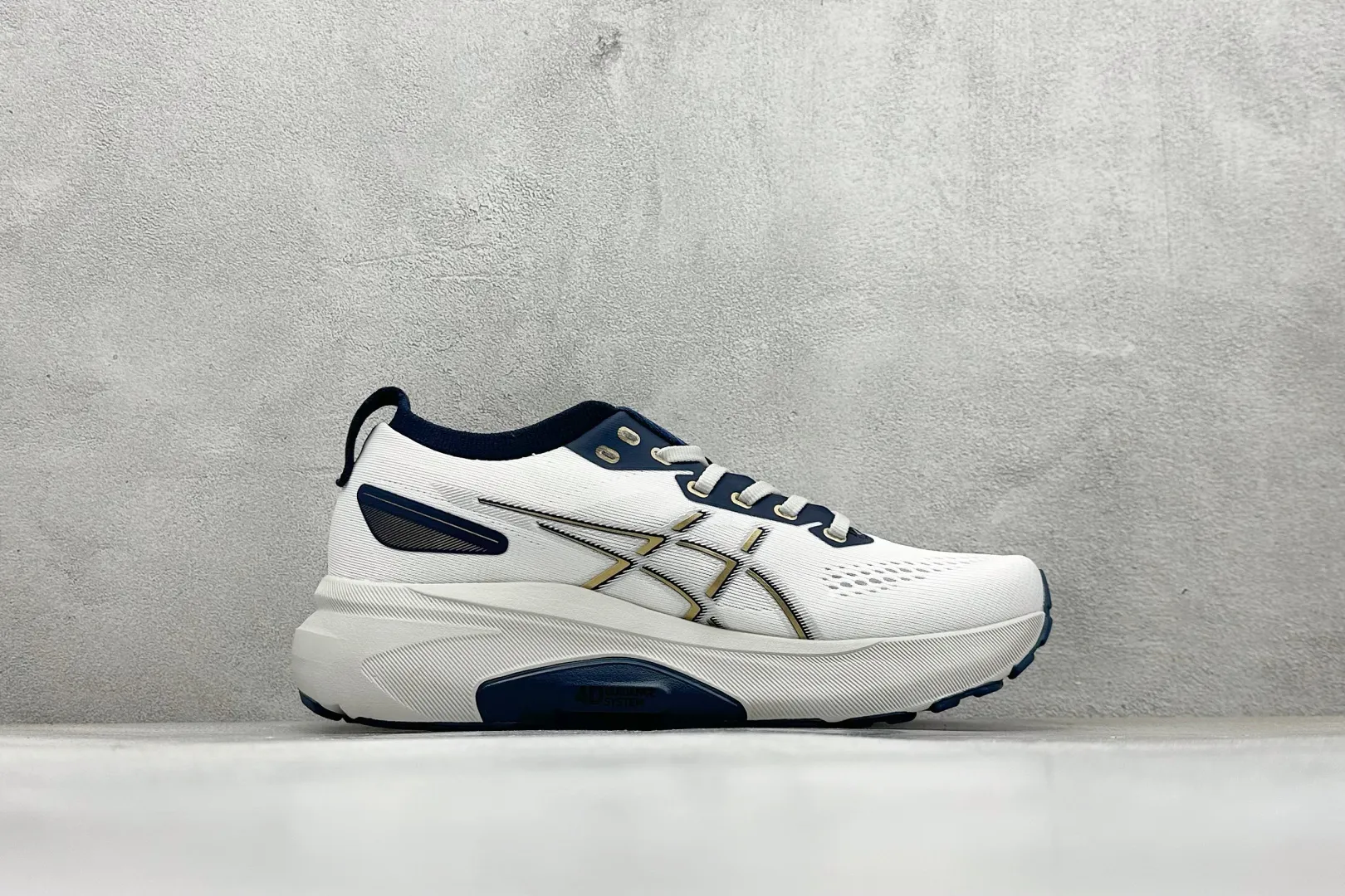 Asics Gel-Kayano 31 White Navy Running Shoes – High Quality Replica Asics Sneakers 1: FashionForward 597