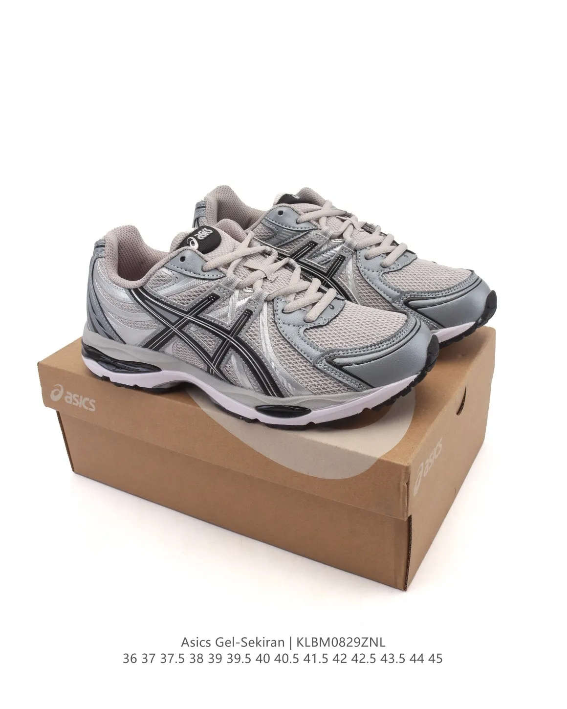 Asics Gel Sekiran Running Shoes Silver Grey – High Quality Replica Asics & 1:1 Asics Sneakers Tailored 585