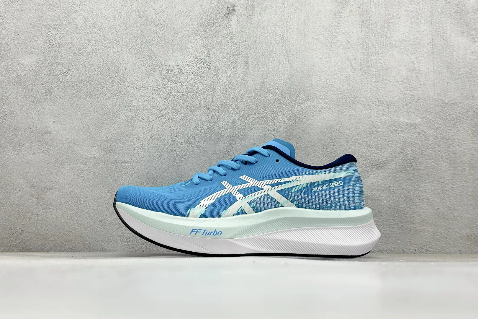 Refined Asics Magic Speed 4 Blue Running Shoes – High Quality Replica Asics Sneakers 1: 697