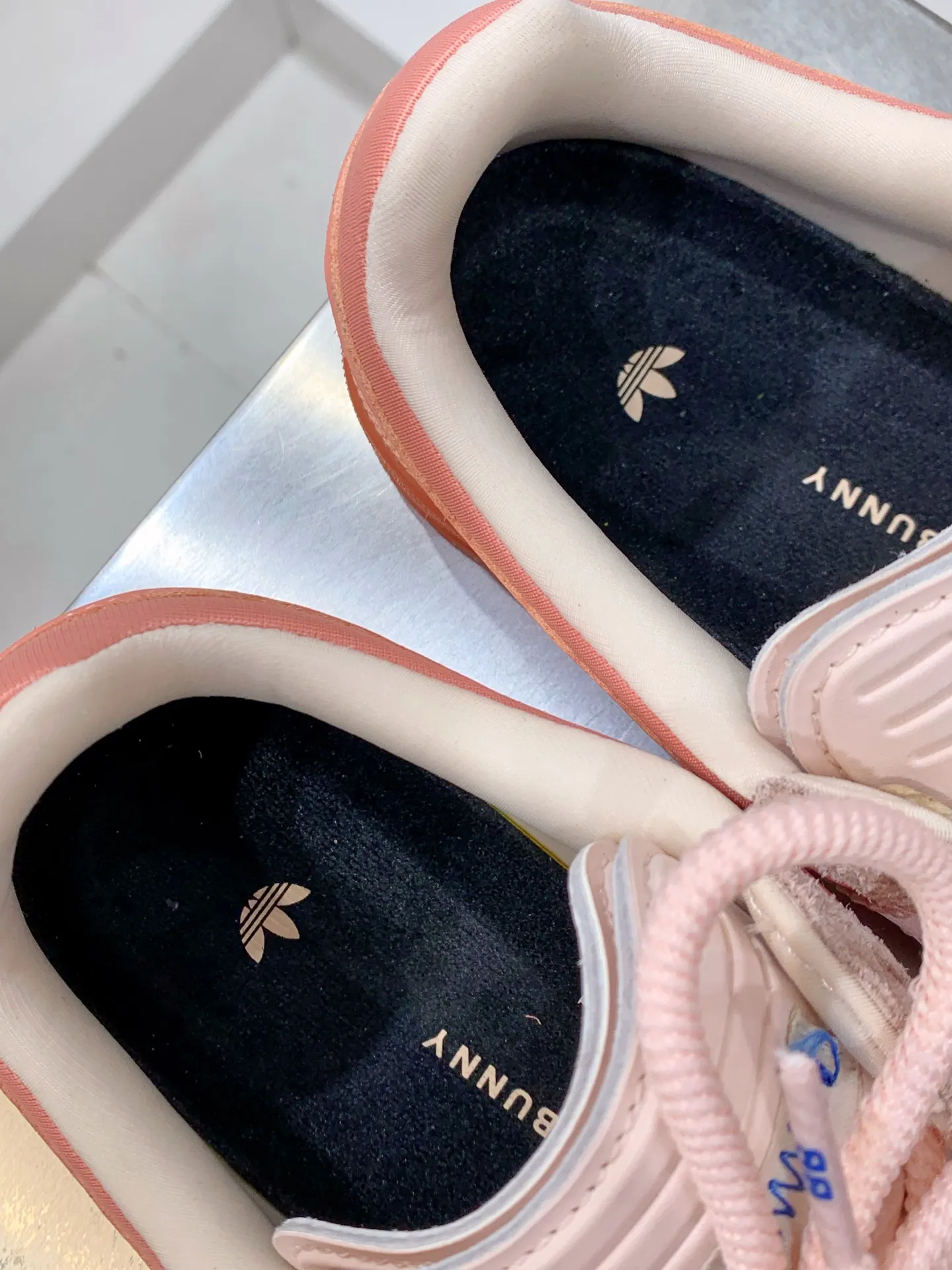 Youthful Bad Bunny Adidas Gazelle Indoor Orange Replica Shoes 505