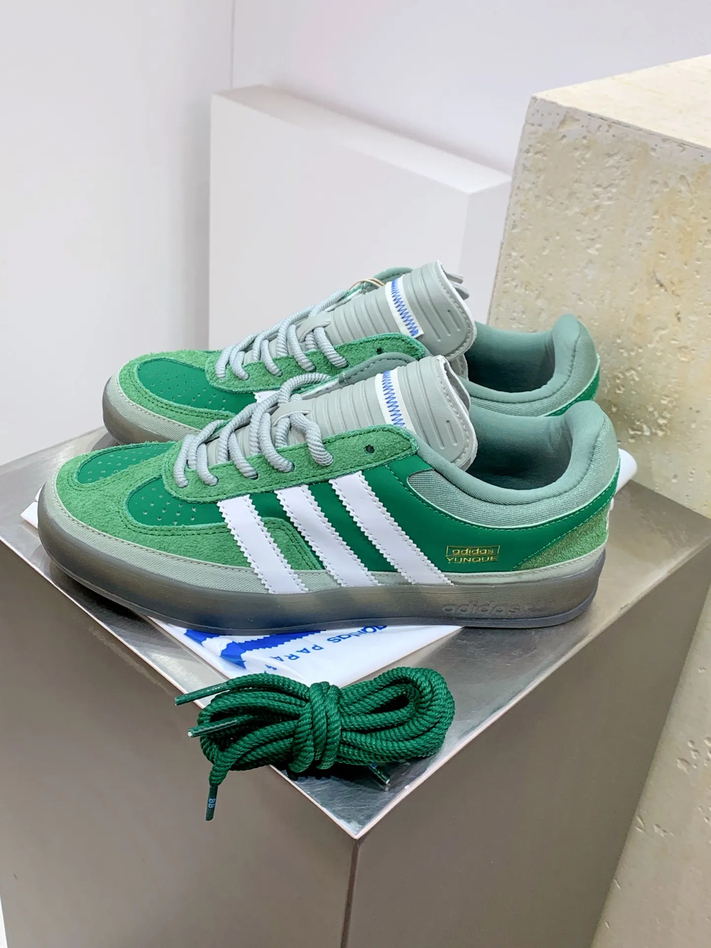 Bad Bunny adidas Gazelle Indoor Green Low – Replica Adidas Shoes TopPick 506