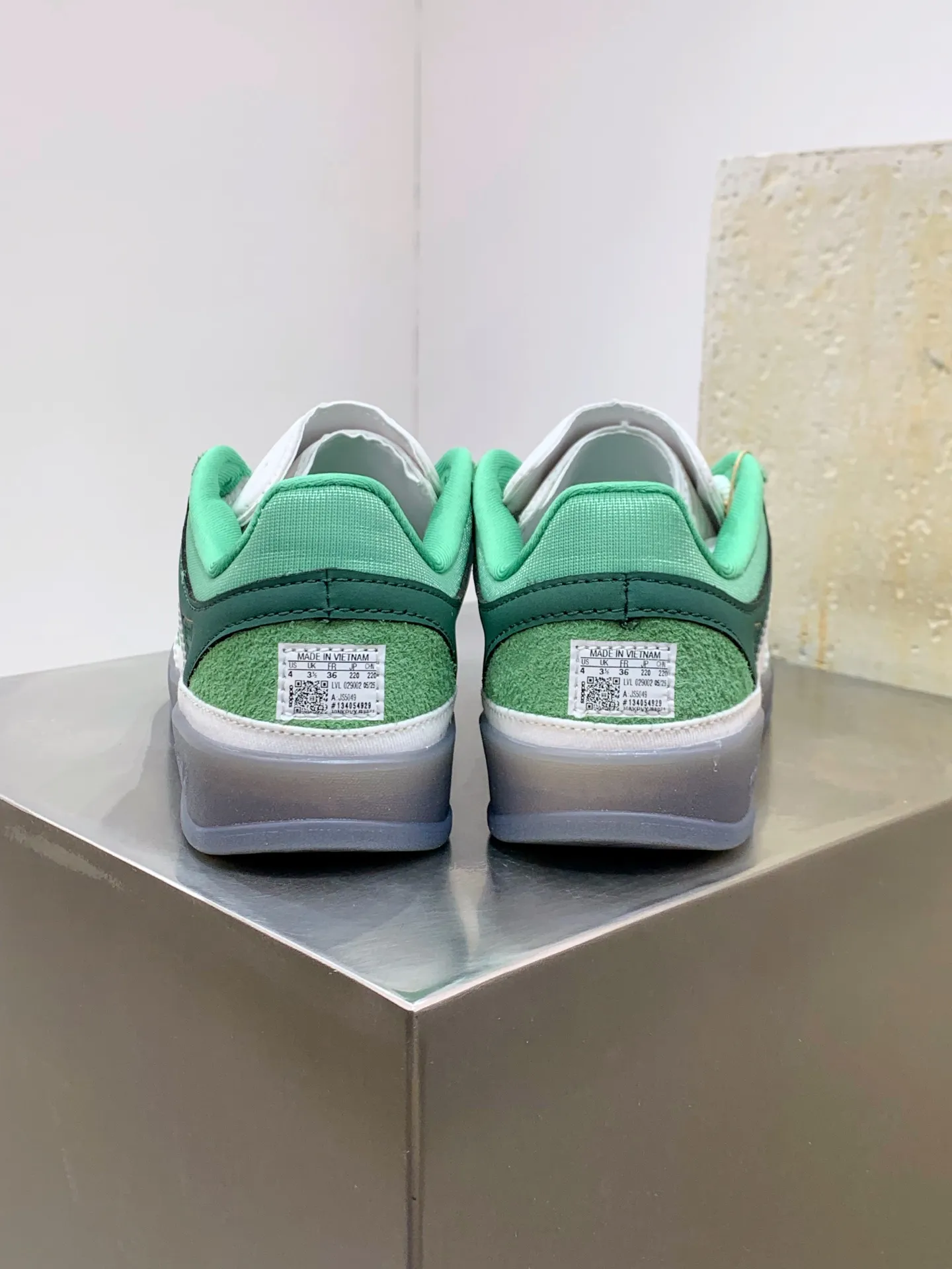 EyeCatching Bad Bunny adidas Gazelle Indoor Green Replica Shoes 513