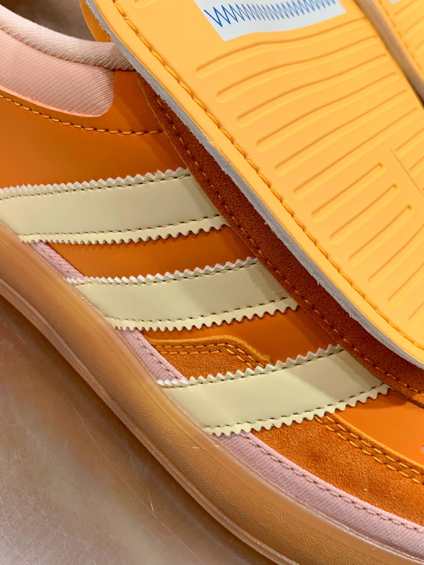 Bad Bunny adidas Gazelle Indoor Orange Replica Shoes OdorResistant 516