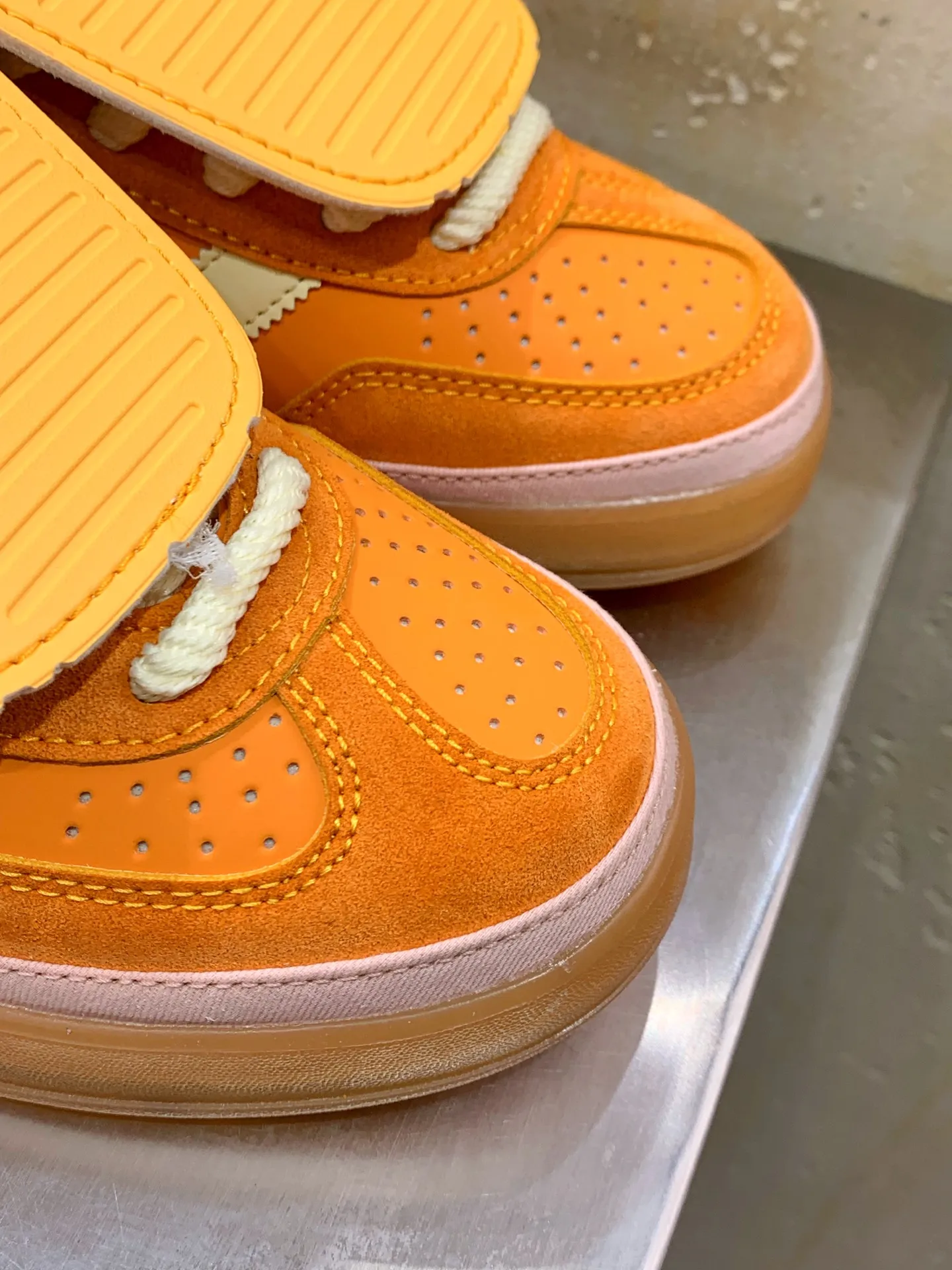 Bad Bunny adidas Gazelle Indoor Orange Replica Shoes OdorResistant 516
