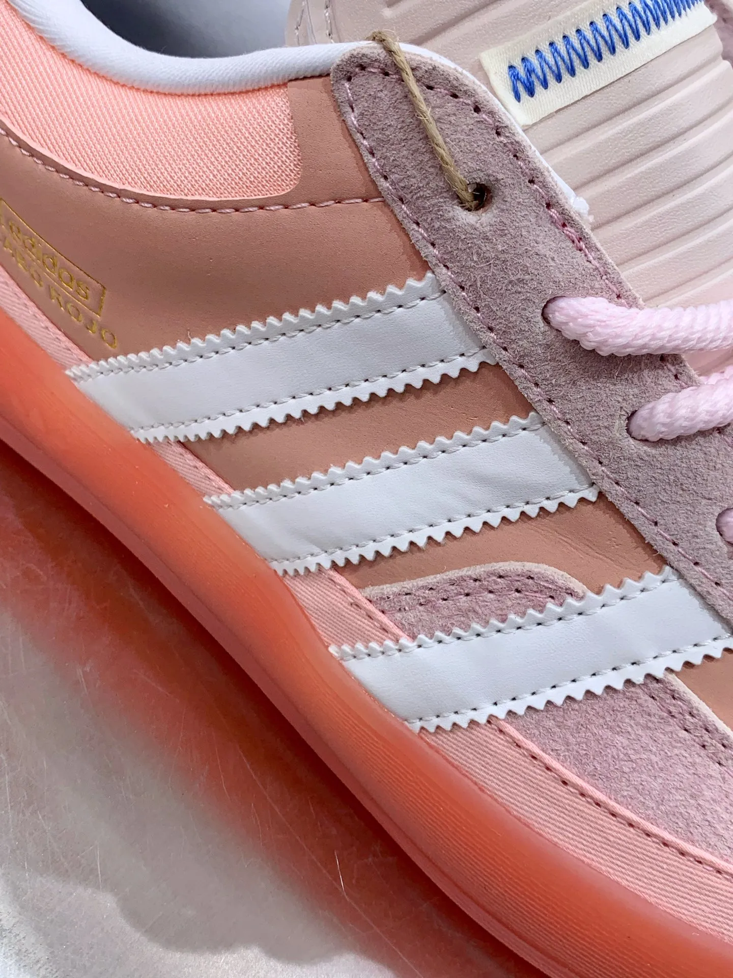 Bad Bunny adidas Gazelle Indoor Pink Low Top Replica Shoes FlexibleFit 510