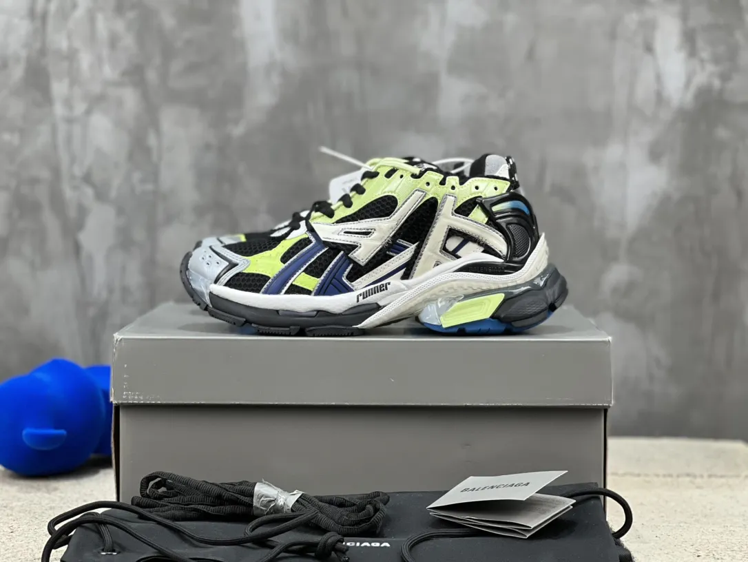 Balenciaga Runner Sneaker Black Yellow White – Replica Sneakers & Balenciaga Shoes Copy Minimalist 704