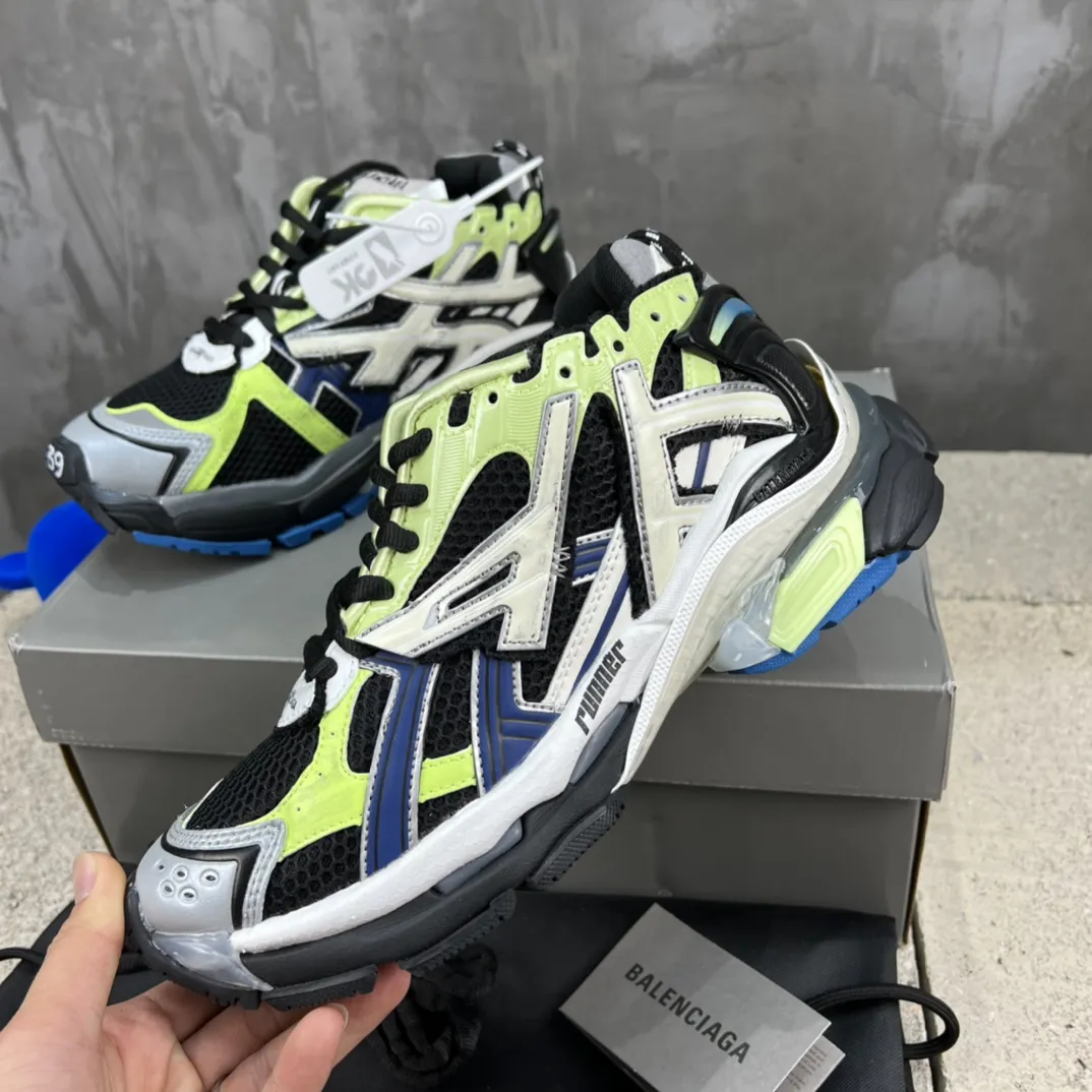 Balenciaga Runner Sneaker Black Yellow White – Replica Sneakers & Balenciaga Shoes Copy Minimalist 704