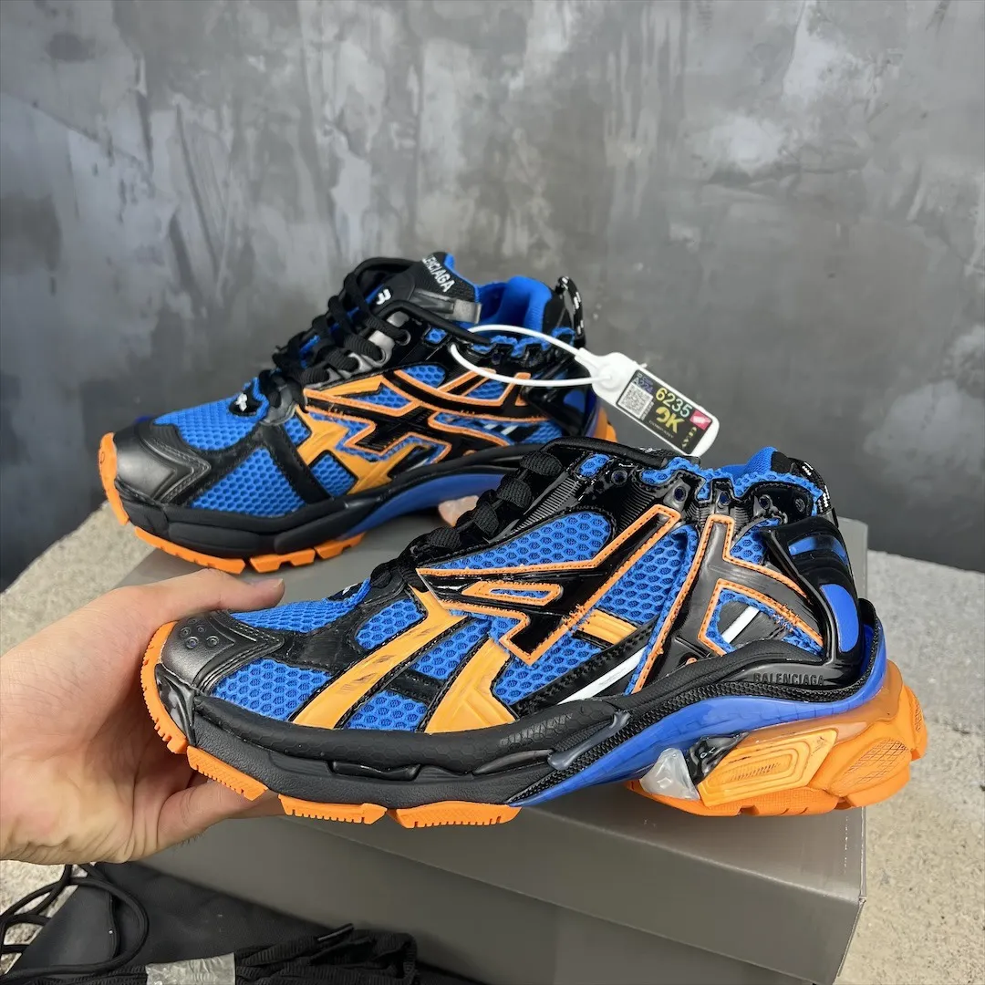 WellDesigned Balenciaga Runner Sneaker Blue Orange Mesh – Replica Sneakers & Balenciaga Runners Copy 715