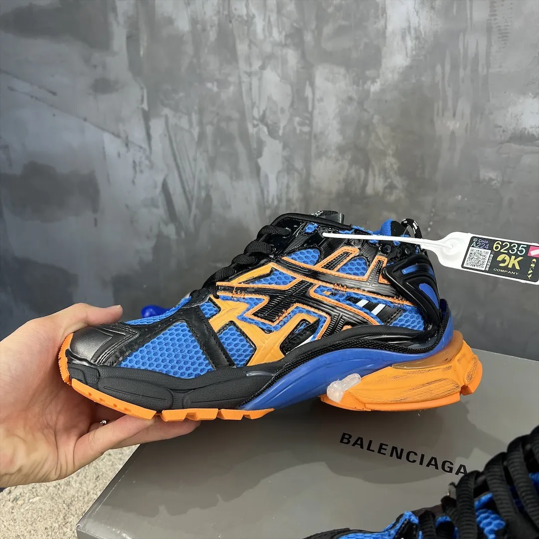 WellDesigned Balenciaga Runner Sneaker Blue Orange Mesh – Replica Sneakers & Balenciaga Runners Copy 715