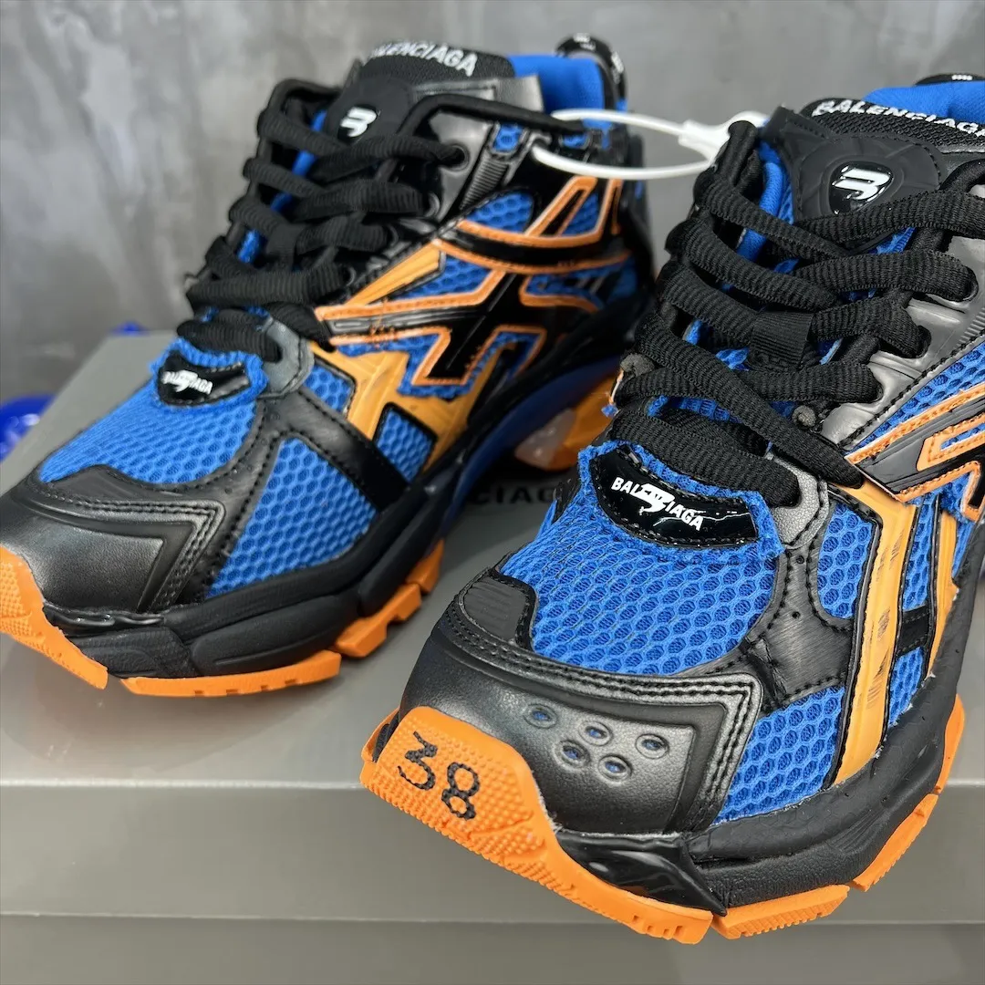 WellDesigned Balenciaga Runner Sneaker Blue Orange Mesh – Replica Sneakers & Balenciaga Runners Copy 715