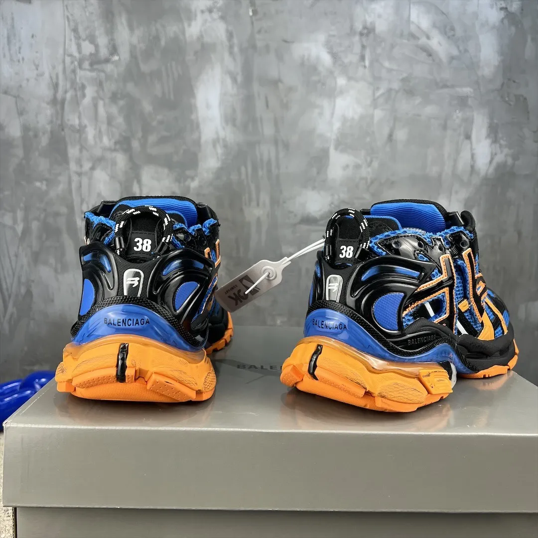 WellDesigned Balenciaga Runner Sneaker Blue Orange Mesh – Replica Sneakers & Balenciaga Runners Copy 715