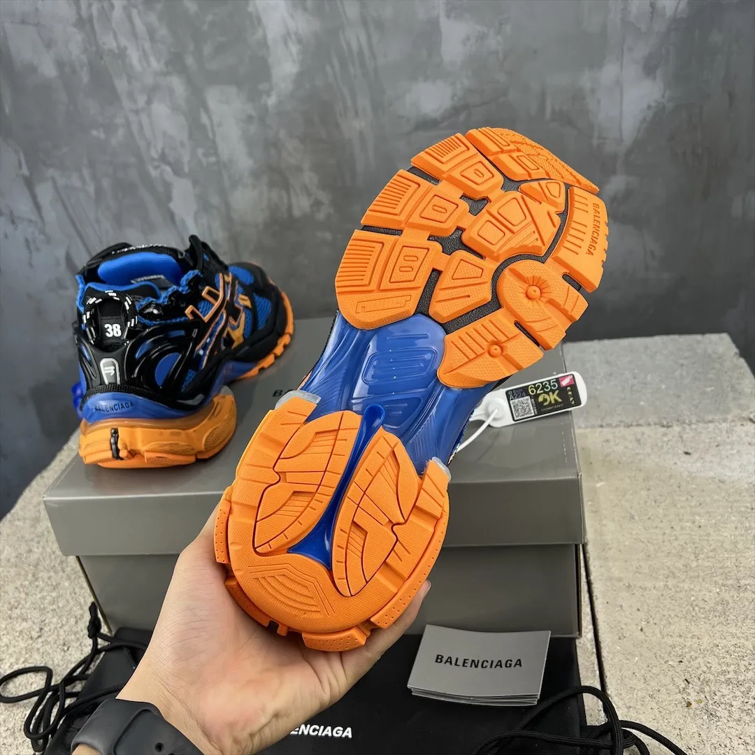 WellDesigned Balenciaga Runner Sneaker Blue Orange Mesh – Replica Sneakers & Balenciaga Runners Copy 715