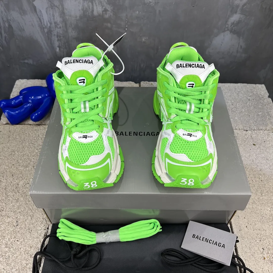 Balenciaga Runner Sneaker Green Mesh Style – Replica Sneakers & Balenciaga Shoes Copy Sustainable 722