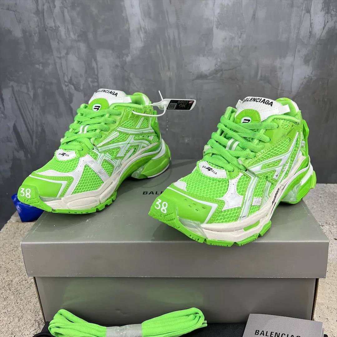 Balenciaga Runner Sneaker Green Mesh Style – Replica Sneakers & Balenciaga Shoes Copy Affordable 707