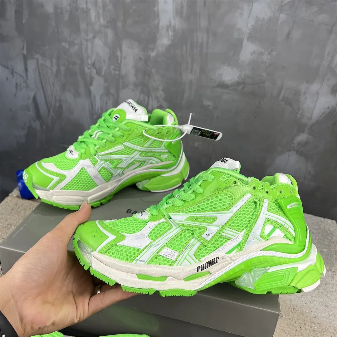 Balenciaga Runner Sneaker Green Mesh Style – Replica Sneakers & Balenciaga Shoes Copy Affordable 707