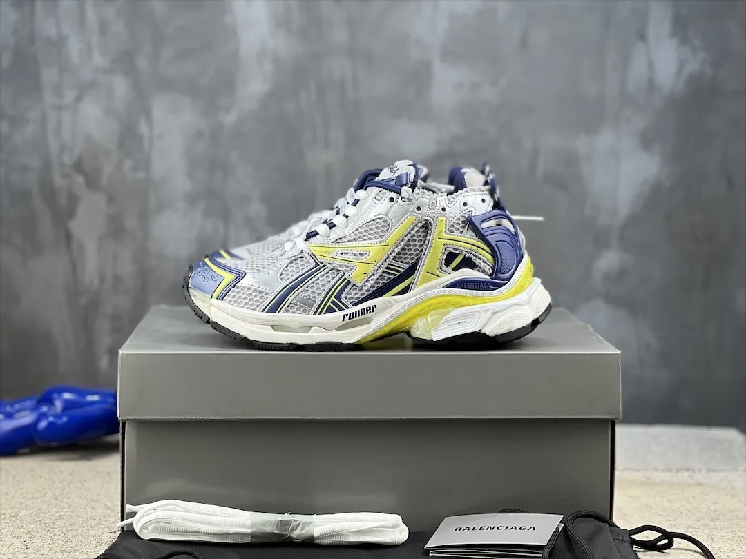 Upgraded Balenciaga Runner Sneaker White Blue Yellow – Replica Sneakers & Balenciaga Shoes Copy 721