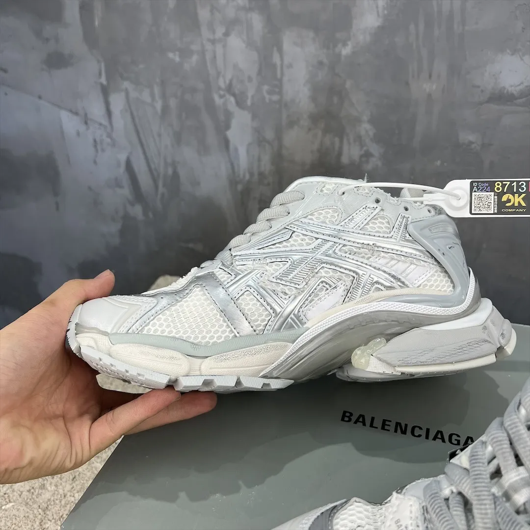 Sporty Balenciaga Runner Sneaker White Mesh – Replica Sneakers & Balenciaga Runners Replica 703