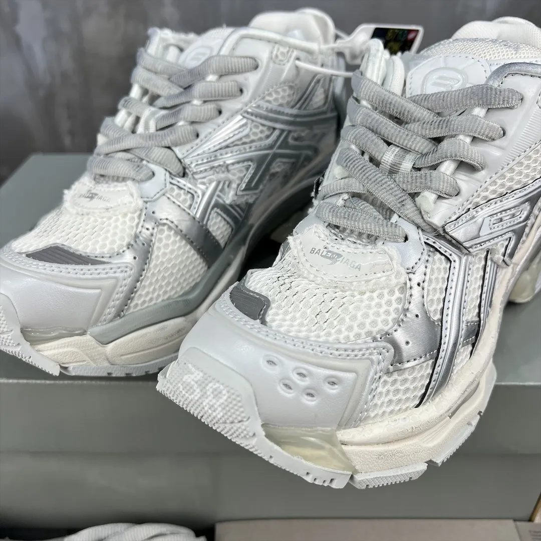 Sporty Balenciaga Runner Sneaker White Mesh – Replica Sneakers & Balenciaga Runners Replica 703