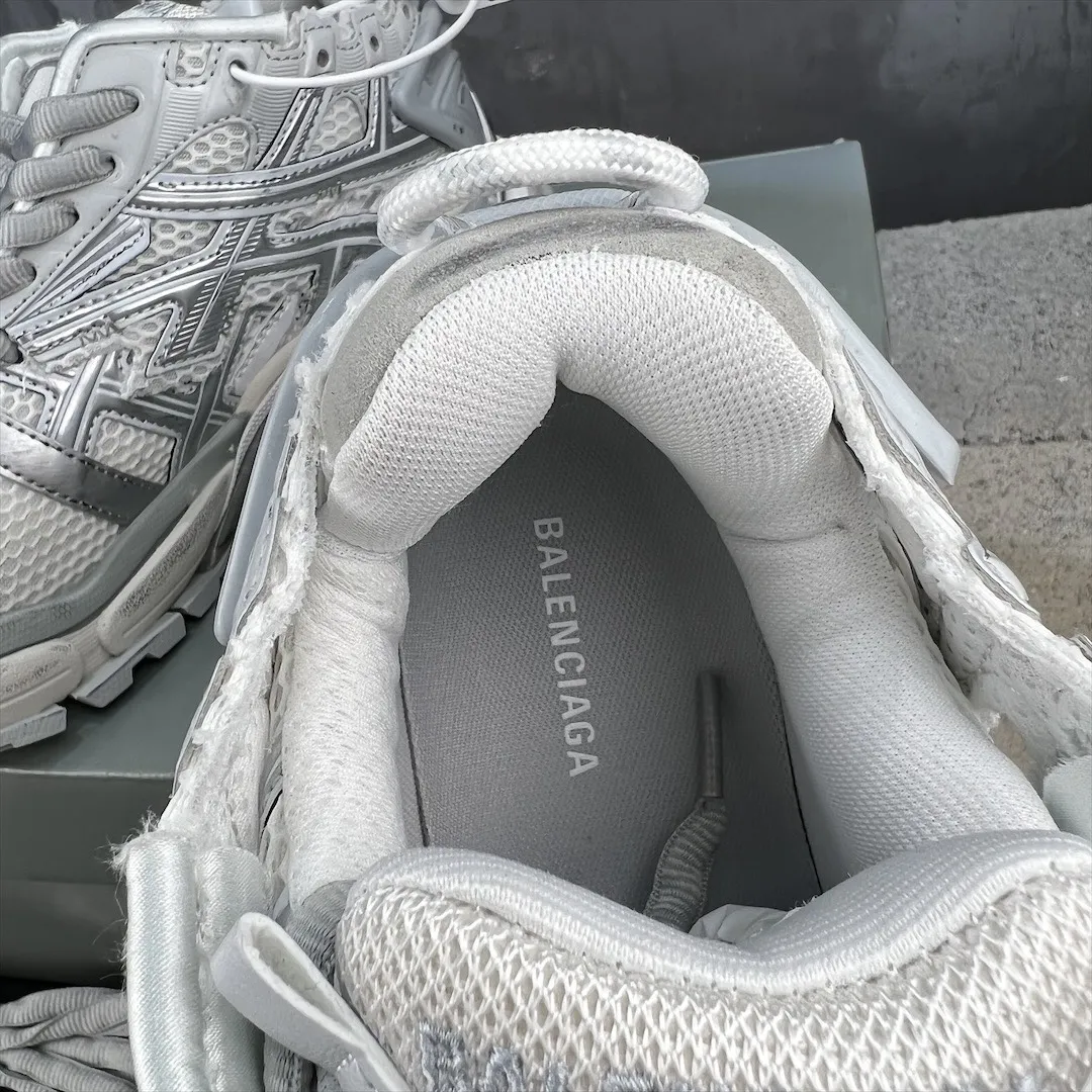 Sporty Balenciaga Runner Sneaker White Mesh – Replica Sneakers & Balenciaga Runners Replica 703