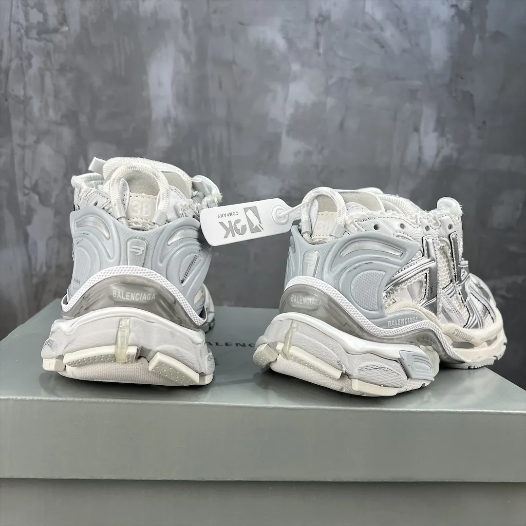 Sporty Balenciaga Runner Sneaker White Mesh – Replica Sneakers & Balenciaga Runners Replica 703