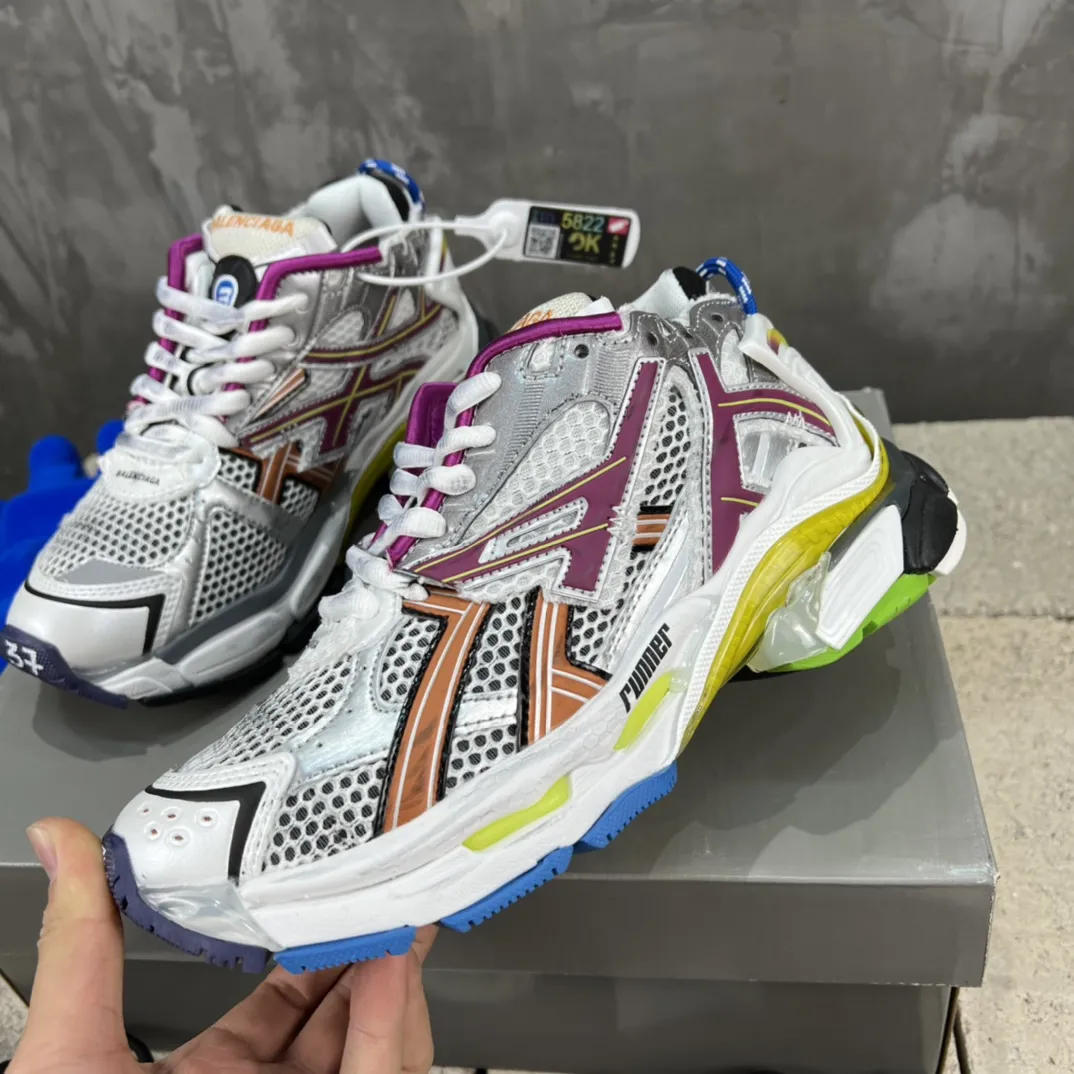Attractive Balenciaga Runner Sneakers Multicolor Mesh – Replica Balenciaga Runners Shoes 701
