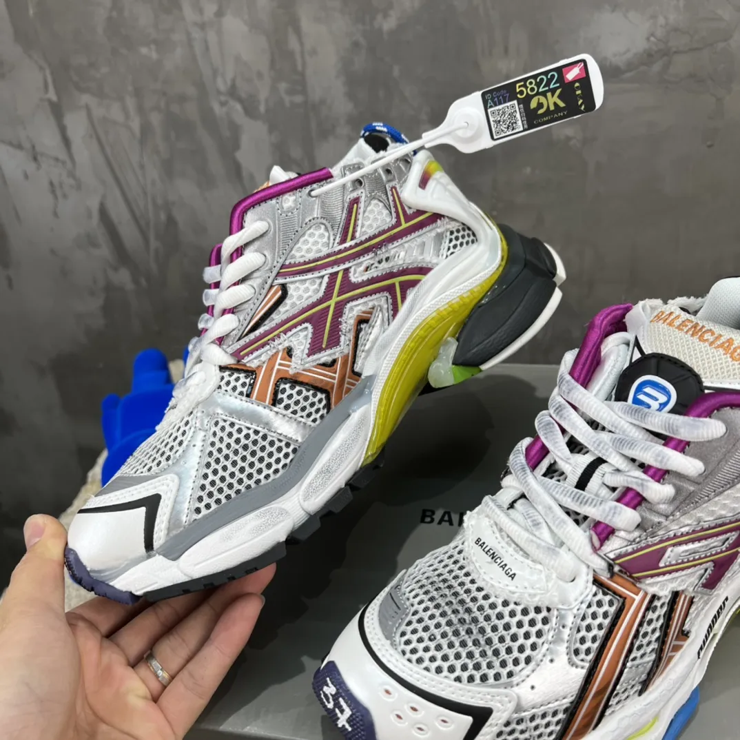 Attractive Balenciaga Runner Sneakers Multicolor Mesh – Replica Balenciaga Runners Shoes 701