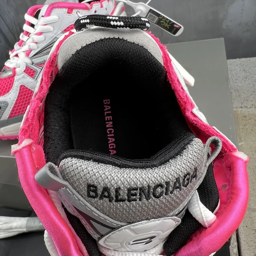 FlexibleFit Balenciaga Runner Sneakers Pink White Mesh – Replica Balenciaga Runners Shoes 708