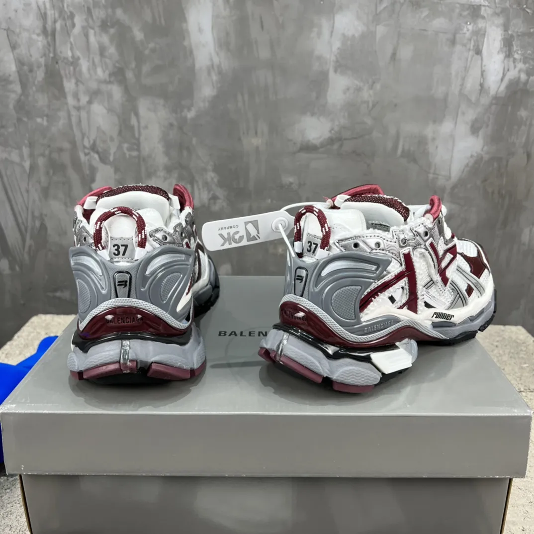 Balenciaga Runner Sneakers Red White Mesh – Replica Balenciaga Runners Shoes Functional 699