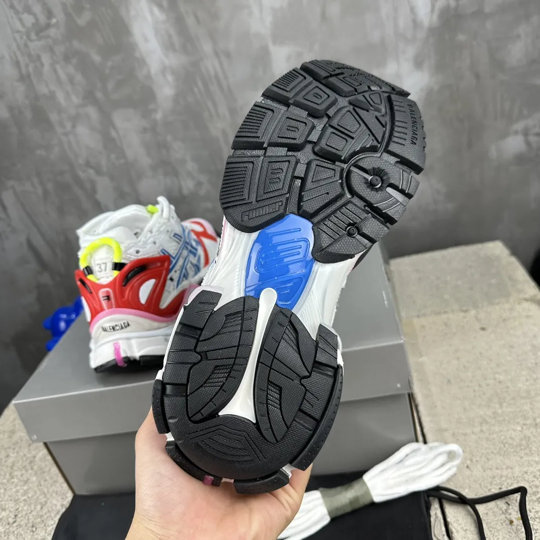 Balenciaga Runner Sneakers White Multicolor – Replica Balenciaga Runners Shoes Seasonal 717