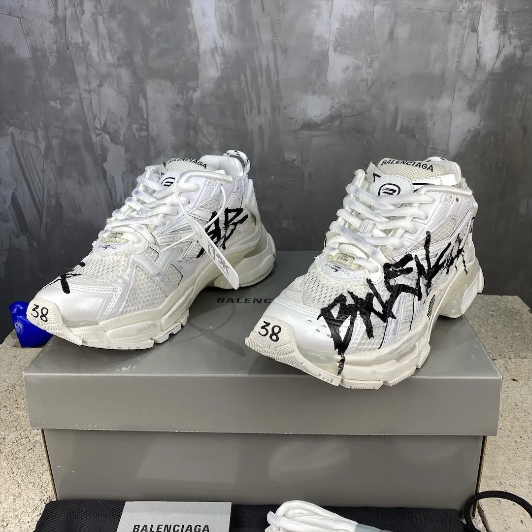 StreetReady Balenciaga Runner White Mesh Sneakers –  Replica Sneakers & Balenciaga Runners Replica 719