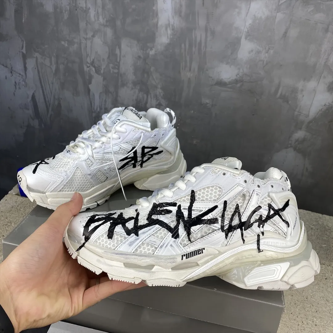 StreetReady Balenciaga Runner White Mesh Sneakers –  Replica Sneakers & Balenciaga Runners Replica 719